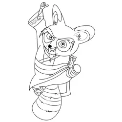 Shifu Free Coloring Page for Kids