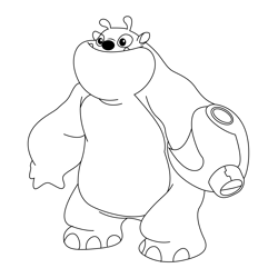 Clyde Free Coloring Page for Kids