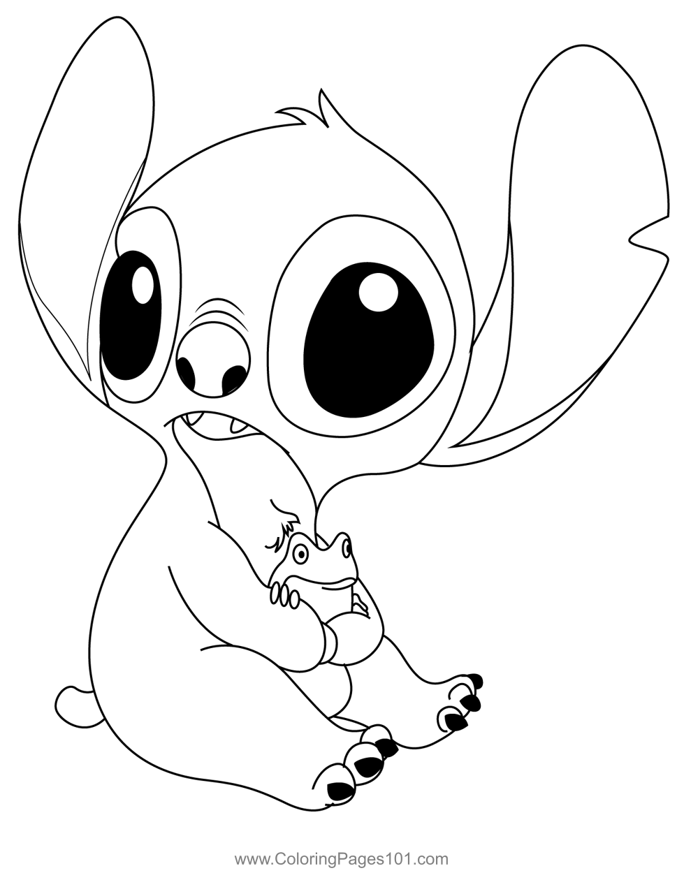 Stitch And Frog