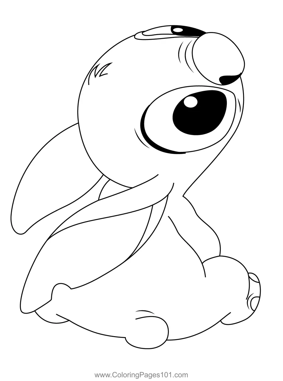 stitch coloring page to print
