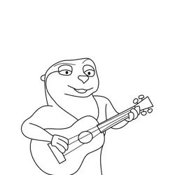Antonio Free Coloring Page for Kids