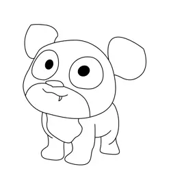 Baby Fossa Free Coloring Page for Kids