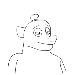 Bruce Free Coloring Page for Kids