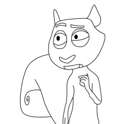 Fred Free Coloring Page for Kids
