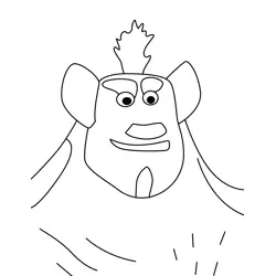 Koto Free Coloring Page for Kids