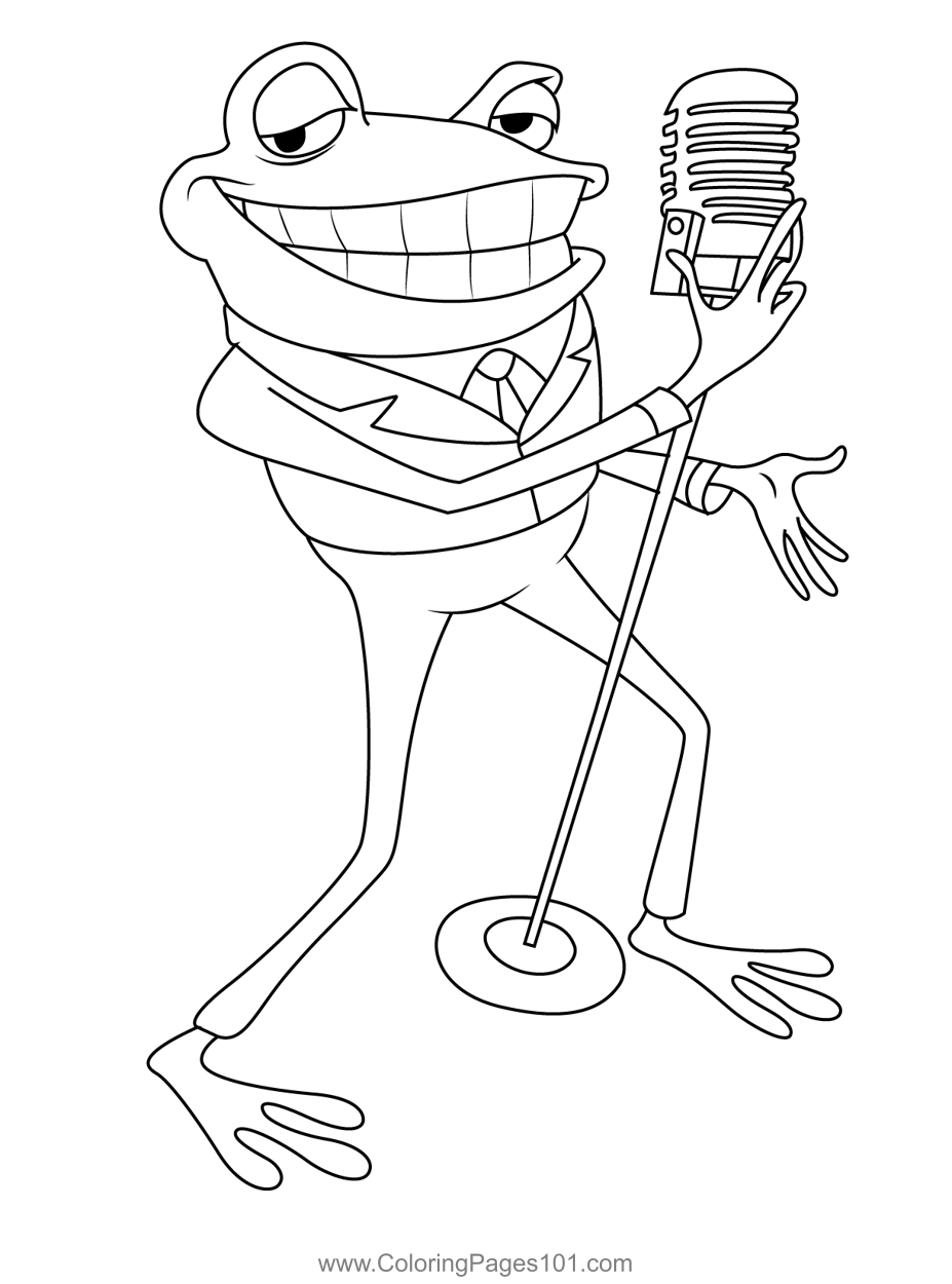 Frankie Frog Singing