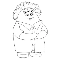 Ms.squibbles Free Coloring Page for Kids