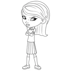 Angry Penny Peterson Free Coloring Page for Kids