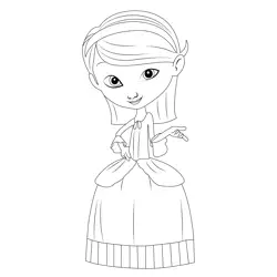 Nice Penny Peterson Free Coloring Page for Kids