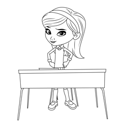 School Penny Free Coloring Page for Kids