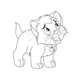 Talk Oliver Free Coloring Page for Kids