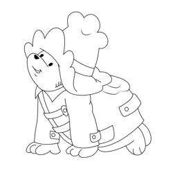 Cute Bear Free Coloring Page for Kids