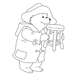 Help Bear Free Coloring Page for Kids
