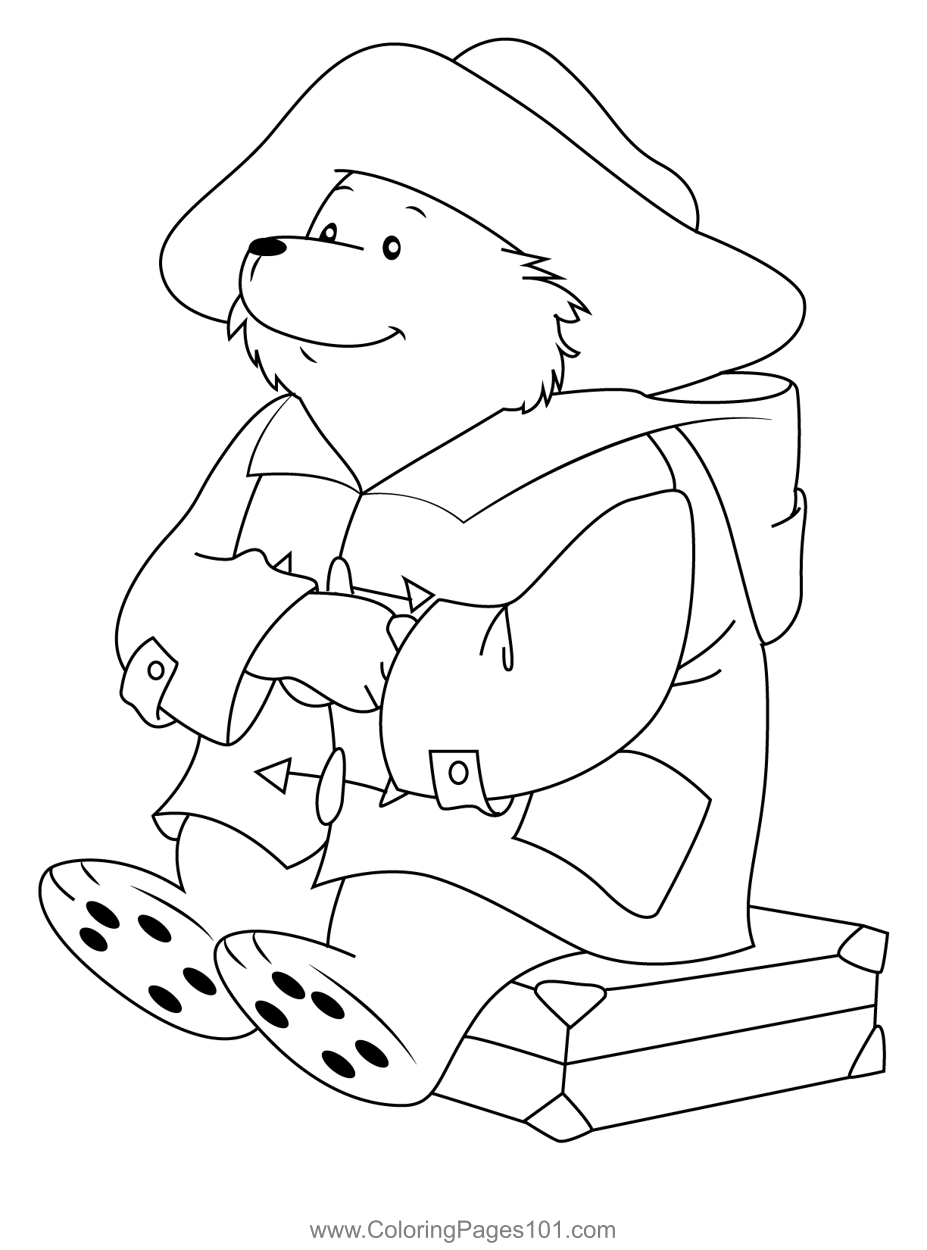 Sit Paddington Bear Coloring Page For Kids Free Paddington Printable Sit Paddington Bear Coloring Page For Kids Free Paddington Printable