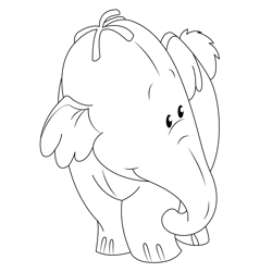 Walking Free Coloring Page for Kids