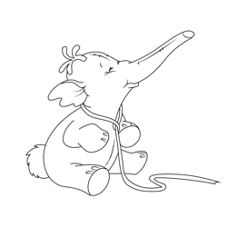 Winnie The Pooh Photo Free Coloring Page for Kids
