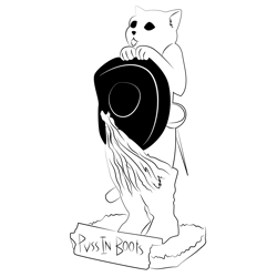 Other Pussinboots Thumb Free Coloring Page for Kids