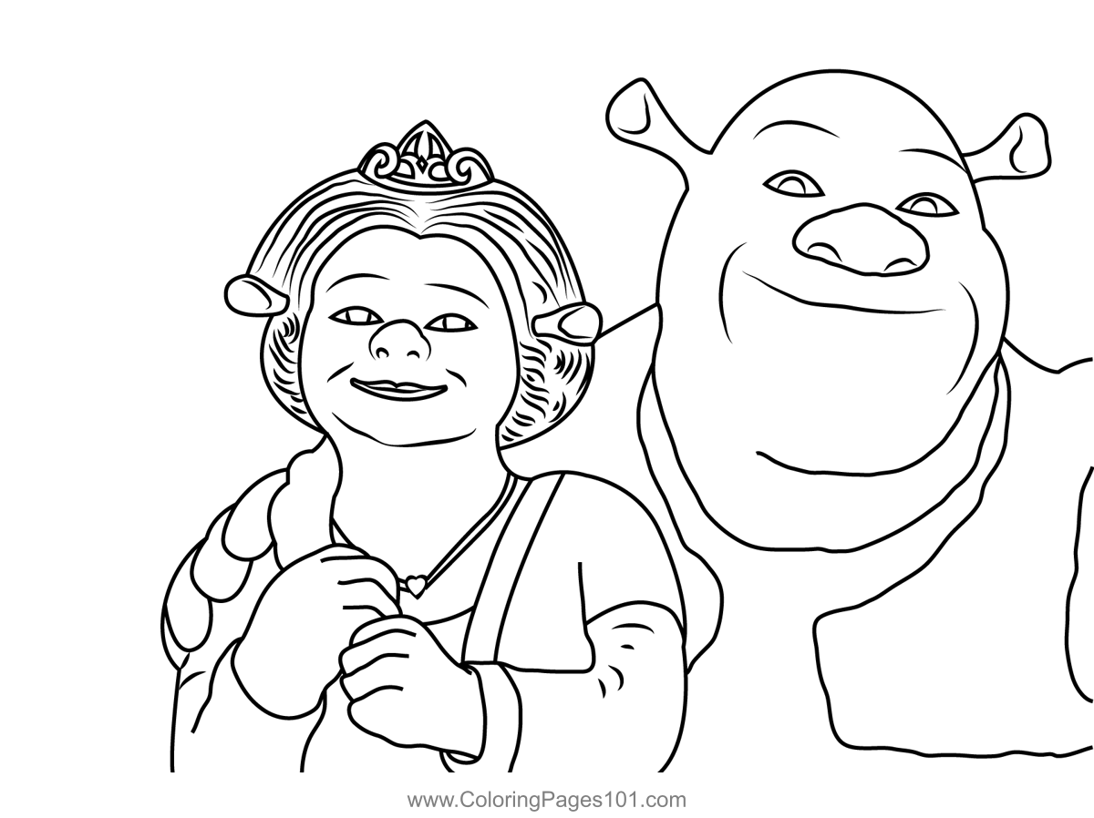 Shrek And Princess Fiona