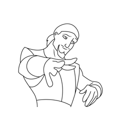 Sinbad Legend Of The Seven Seas Free Coloring Page for Kids