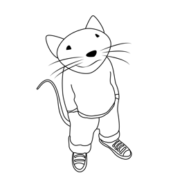 Stuart Little Free Coloring Page for Kids