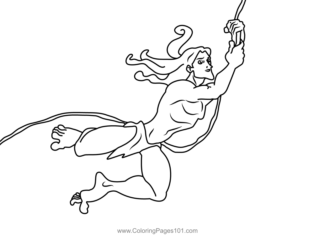Tarzan Swinging