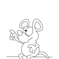 Floyd The Garfield Movie Free Coloring Page for Kids