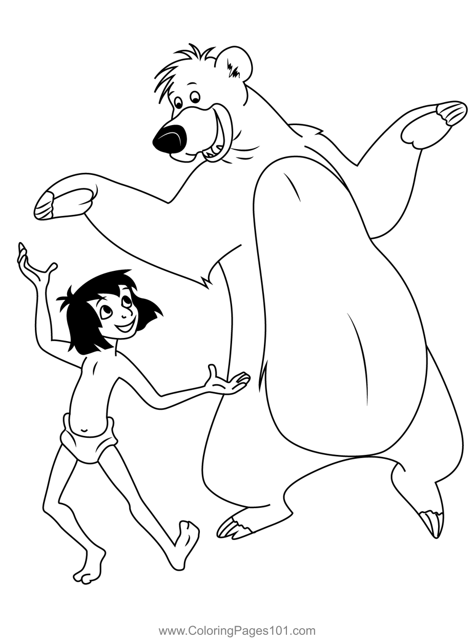 Jungle Book Coloring Page