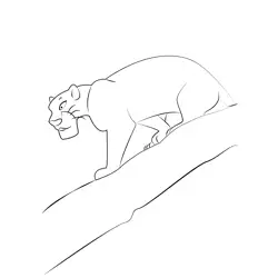 Black Panther Free Coloring Page for Kids