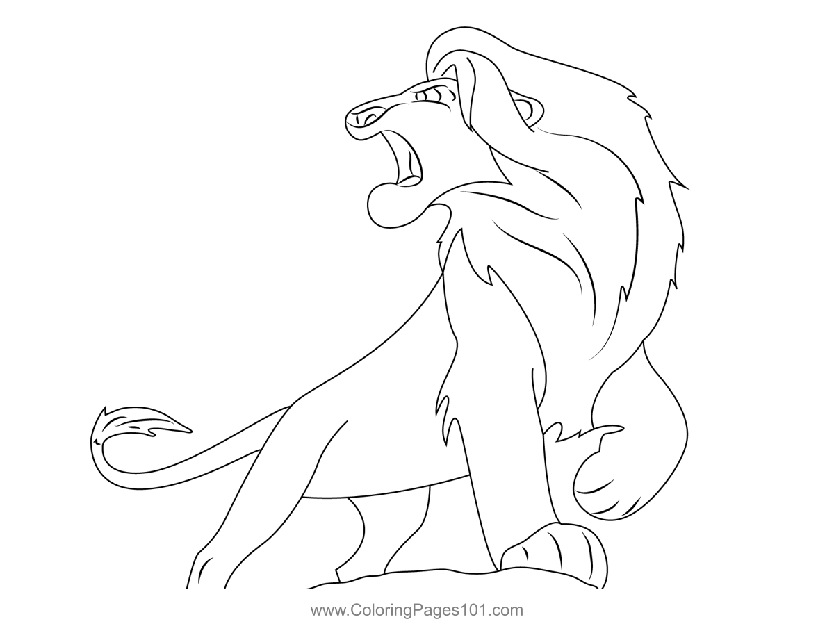 Angry Lion King