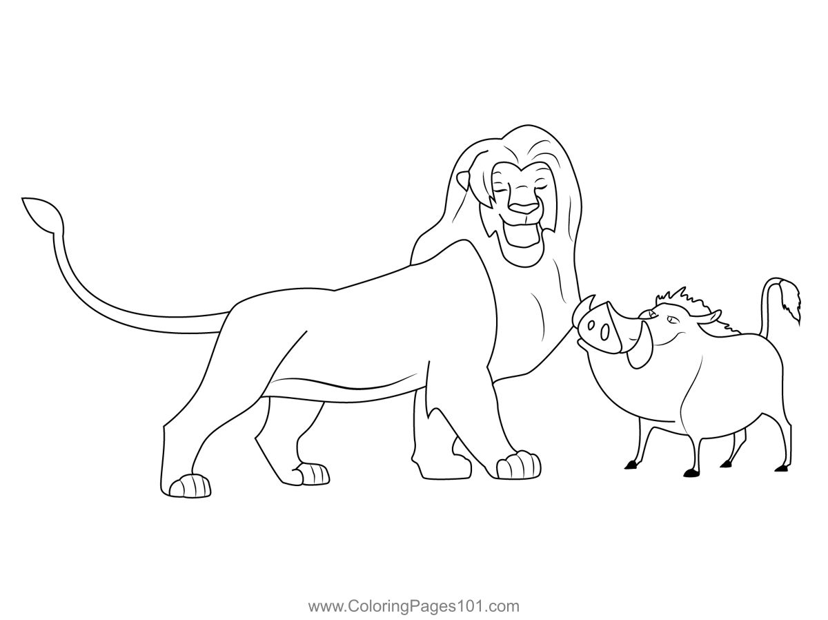how to draw lion king characters | - DragoArt