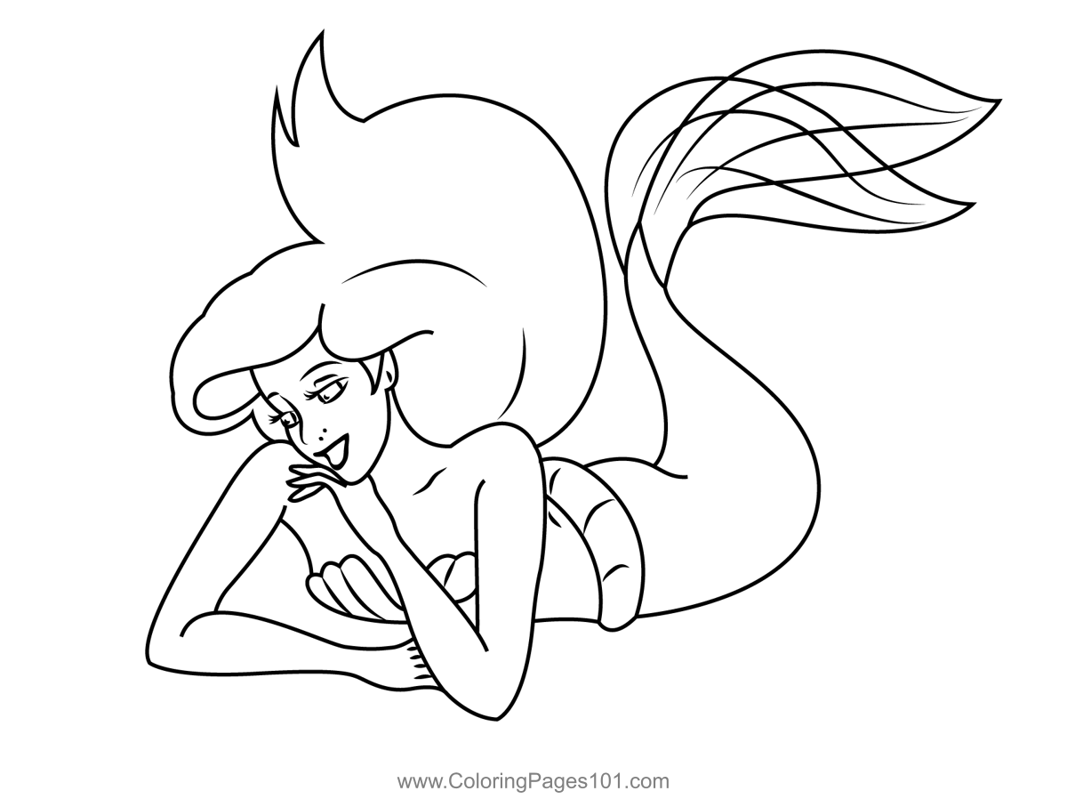 The Little Mermaid Ariel Shy