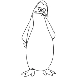 Kowalski Free Coloring Page for Kids