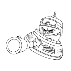 Short Fuse Free Coloring Page for Kids