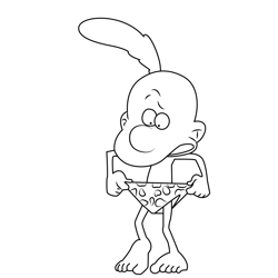 Cute Titeuf Free Coloring Page for Kids