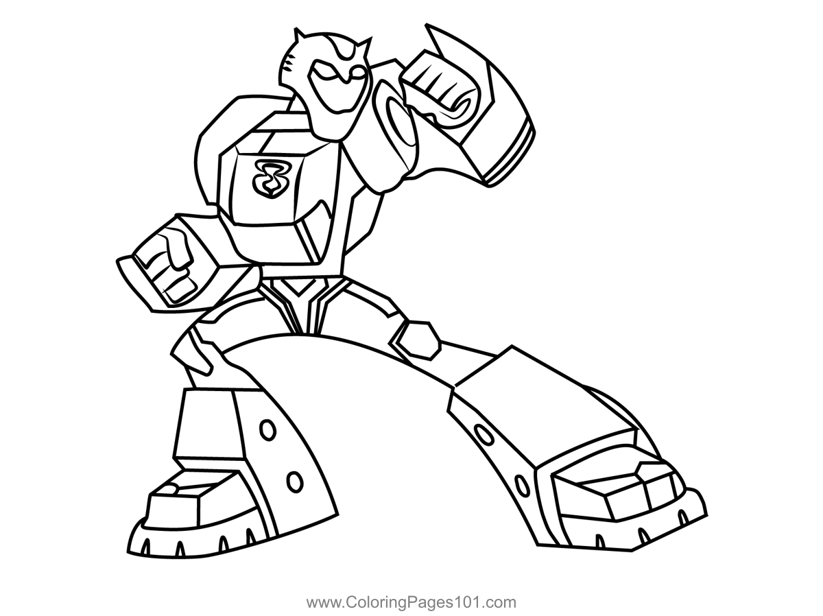 Bumblebee From Transformers Coloring Page for Kids - Free Transformers