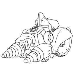 Fixit Disguised From Transformers Free Coloring Page for Kids