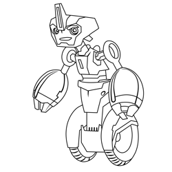 Fixit From Transformers Free Coloring Page for Kids