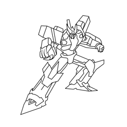 Megatronus From Transformers Free Coloring Page for Kids