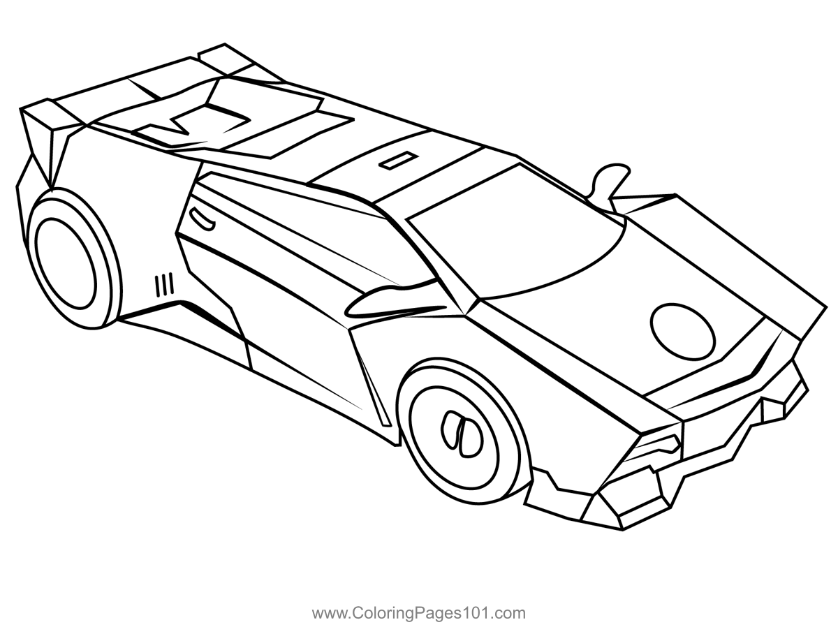 Transformer Car Coloring Pages