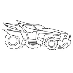 Steeljaw Disguised From Transformers Free Coloring Page for Kids