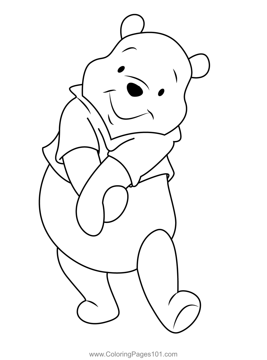 Pooh Bear Shy