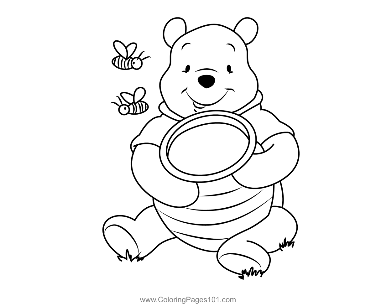 Pooh Bear With Honey