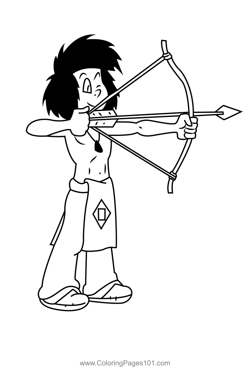Yakari With Bow And Arrow