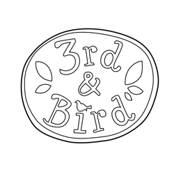 3rd & Bird 3rd & Bird Free Coloring Page for Kids