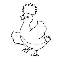 Missy 3rd & Bird Free Coloring Page for Kids