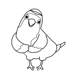Samuel Lovebird 3rd & Bird Free Coloring Page for Kids