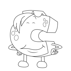 ABC Monster C Free Coloring Page for Kids