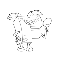 ABC Monsters Coloring Pages for Kids Printable Free Download