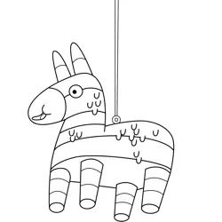 Manfried the Pinata Adventure Time Free Coloring Page for Kids