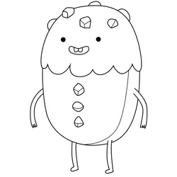 Uncle Chewy Adventure Time Free Coloring Page for Kids